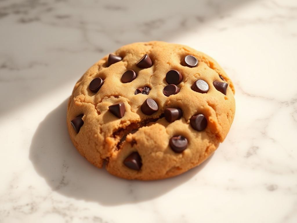 Galleta con chispas de chocolate